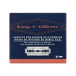 Gillette king c. cuchillas de repuesto para maquinilla de afeitar de seguridad
