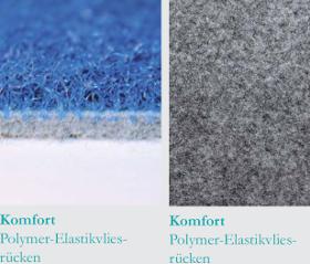 Confortable revestimiento de polímero polar elástico para suelos de tenis