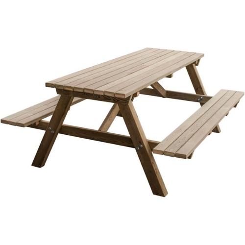 Mesas para exterior de madera o de hormigón
