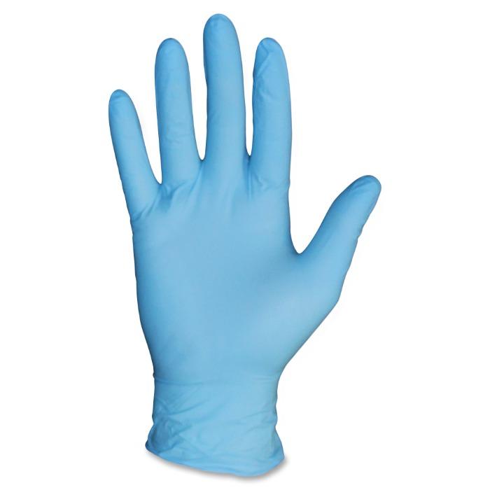 guantes de nitrilo azules