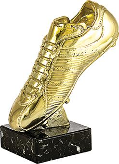 Bota Futbol Piedra artificial pintada en oro