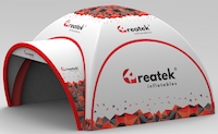 Inflatable airtight tent - REATEK PNEU TENT
