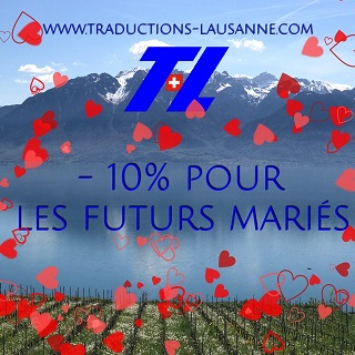 Futurs mariés : réduction de 10% sur vos traductions!
