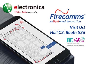FIRECOMMS' TEAM IS PLEASED TO ATTEND ELECTRONICA 2018