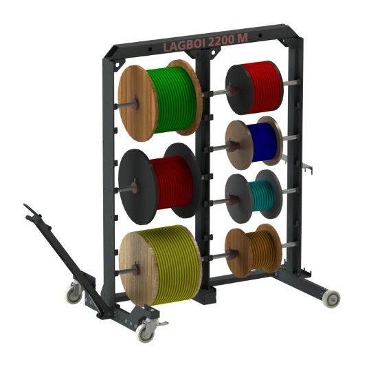 Strong helpers - LAGBOI cable drum rack