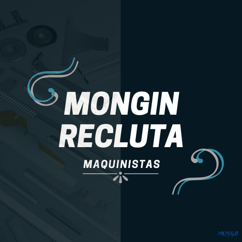 Oferta de Empleo - MONGIN recluta maquinistas 2020