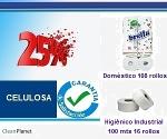 25% de descuento en papel higiénico doméstico e industrial