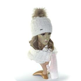 Conjunto de invierno para mujer y niña, gorro, bufanda y guantes