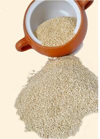 Organic quinoa grain
