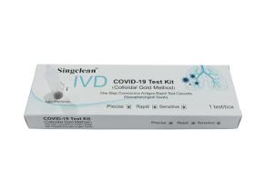 Kit de prueba COVID-19 aprobado por CE (hisopo nas