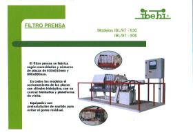 Filtro Prensa IBL-97