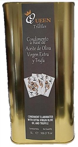 Extra Virgin Olive Oil. Black Truffle Condiment