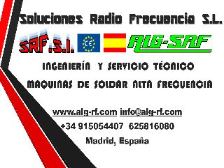 Servicio tecnico soldadura radio frecuencia