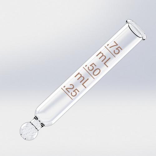 Pipeta de vidrio graduada para cuentagotas – 48 mm
