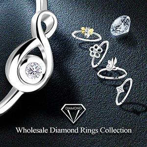 Colección de anillos de diamantes