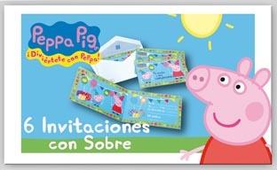 Invitaciones Peppa Pig