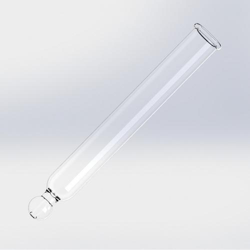 Pipeta de vidrio para cuentagotas - Punta recta, 58 mm