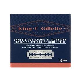 Gillette king c. cuchillas de repuesto para maquinilla de afeitar de seguridad
